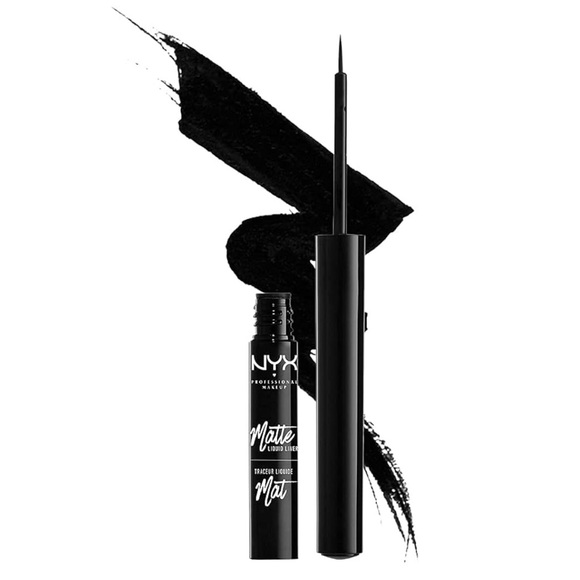 NYX Matte Black Liquid Eyeliner 2 mL - Picture 1 of 9
